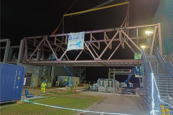 Passerelle Oevel - Almex metaalconstructies